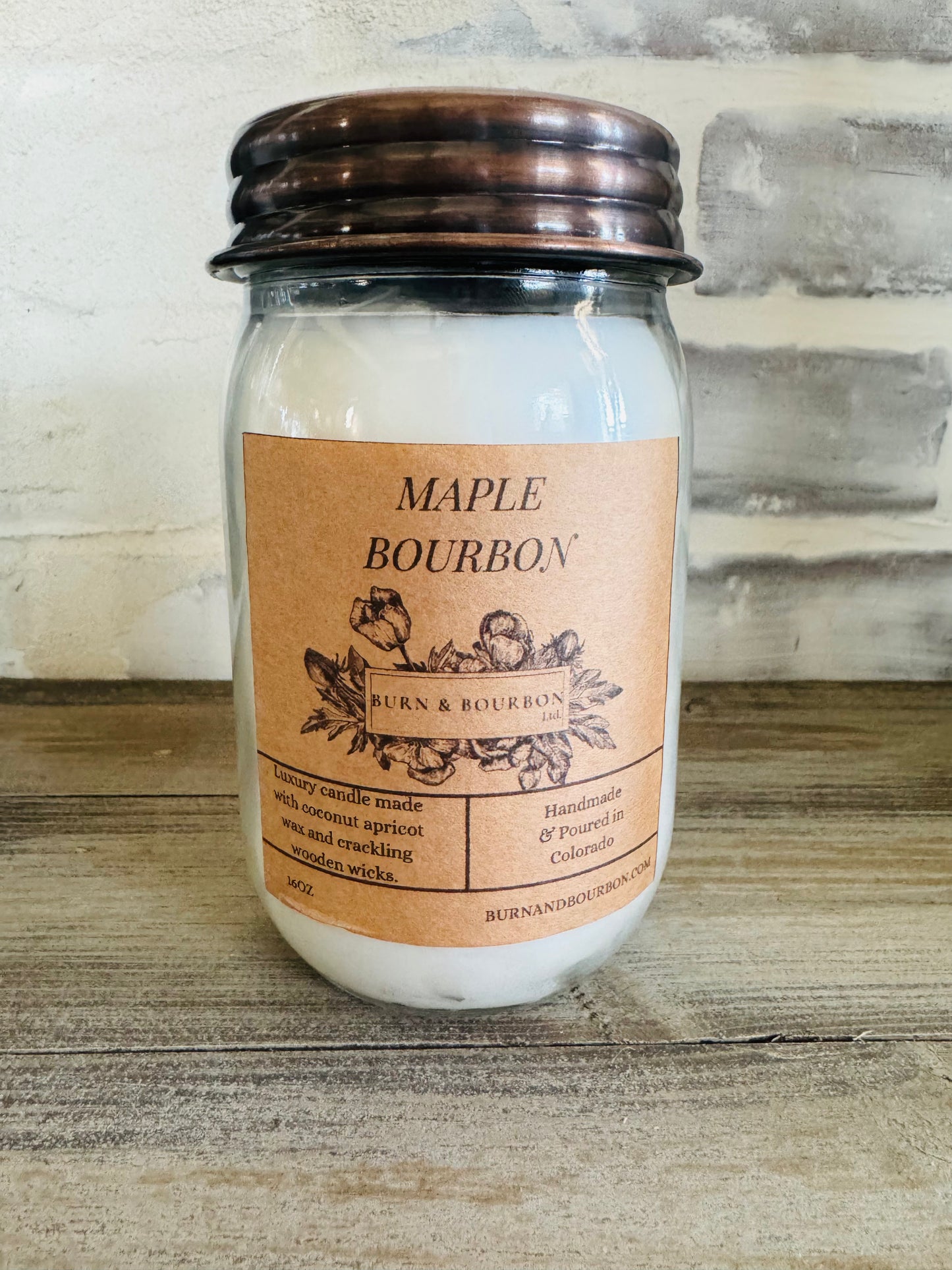 Maple Bourbon | 16 oz Candle