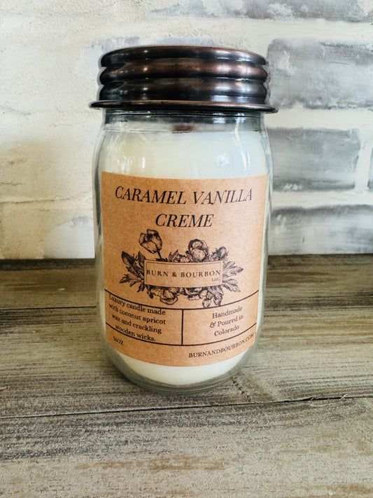 Caramel Vanilla Creme | 16 oz Candle
