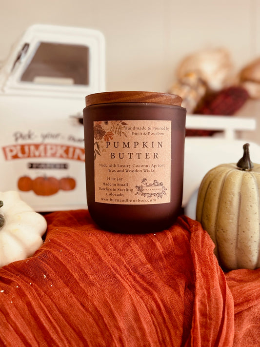 Pumpkin Butter | 14 oz Wooden Wick Candle