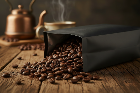 keep the image but remove the writing and leaves on the bag